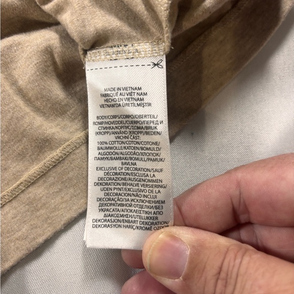 Polo Ralph Lauren Polo Shirt Men XL Tan Classic Fit Soft Cotton Flesh Pony - Picture 7 of 9